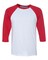 BELLA + CANVAS® Unisex Crewneck Three Quarter Sleeve Baseball Tee